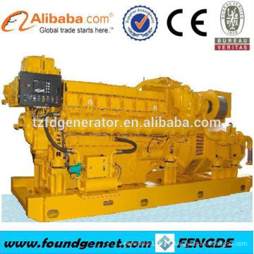 16 cilindros V tipo TBG serie 1500KW generador eléctrico de gas natural